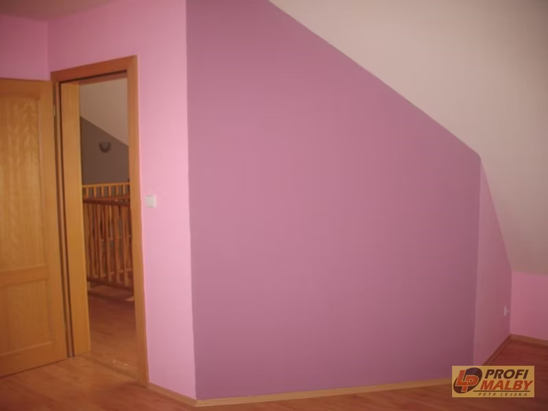 Ukázka malování dětského pokoje Brno foto 1. Malířské a natěračské práce Brno a okolí - Profimalby - Petr Lejska