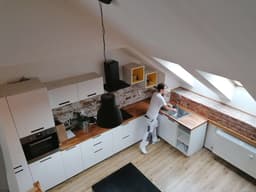 Ukázka malování kuchyně Brno foto 1. Malířské a natěračské práce Brno a okolí - Profimalby - Petr Lejska