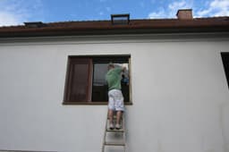 Ukázka nátěru oken Brno foto 3. Malířské a natěračské práce Brno a okolí - Profimalby - Petr Lejska